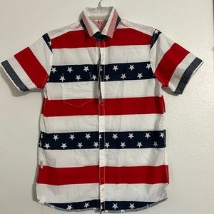 Free Planet Men’s Button Front Cotton